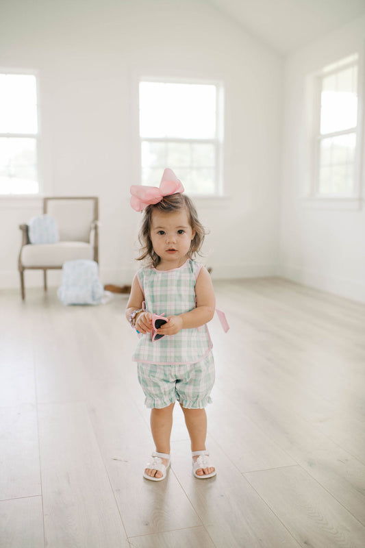 Charlotte Girl Side Tie Short Set